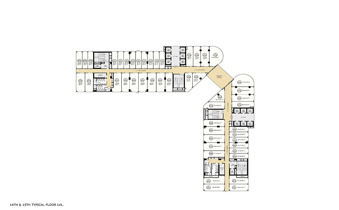 Fairfox Codename EON 14 to 15 floor plan