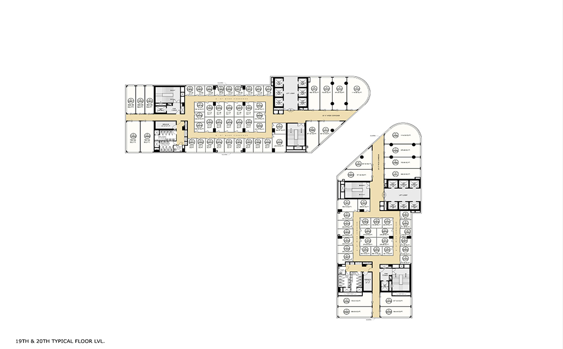Fairfox Codename EON 19 to 20 floor plan